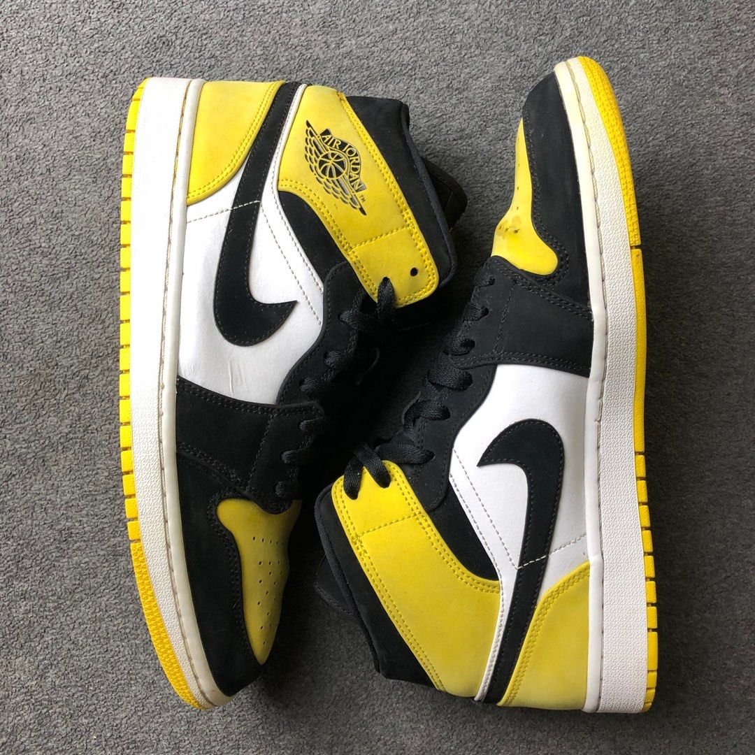 Yellow and clearance black jordans 219