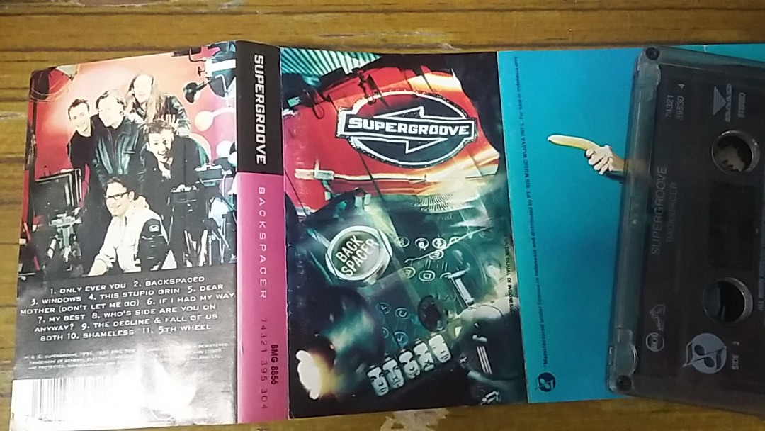 Kaset pita lawas SUPERGROOVE - BACKSPACER, Musik & Media, CD, DVD