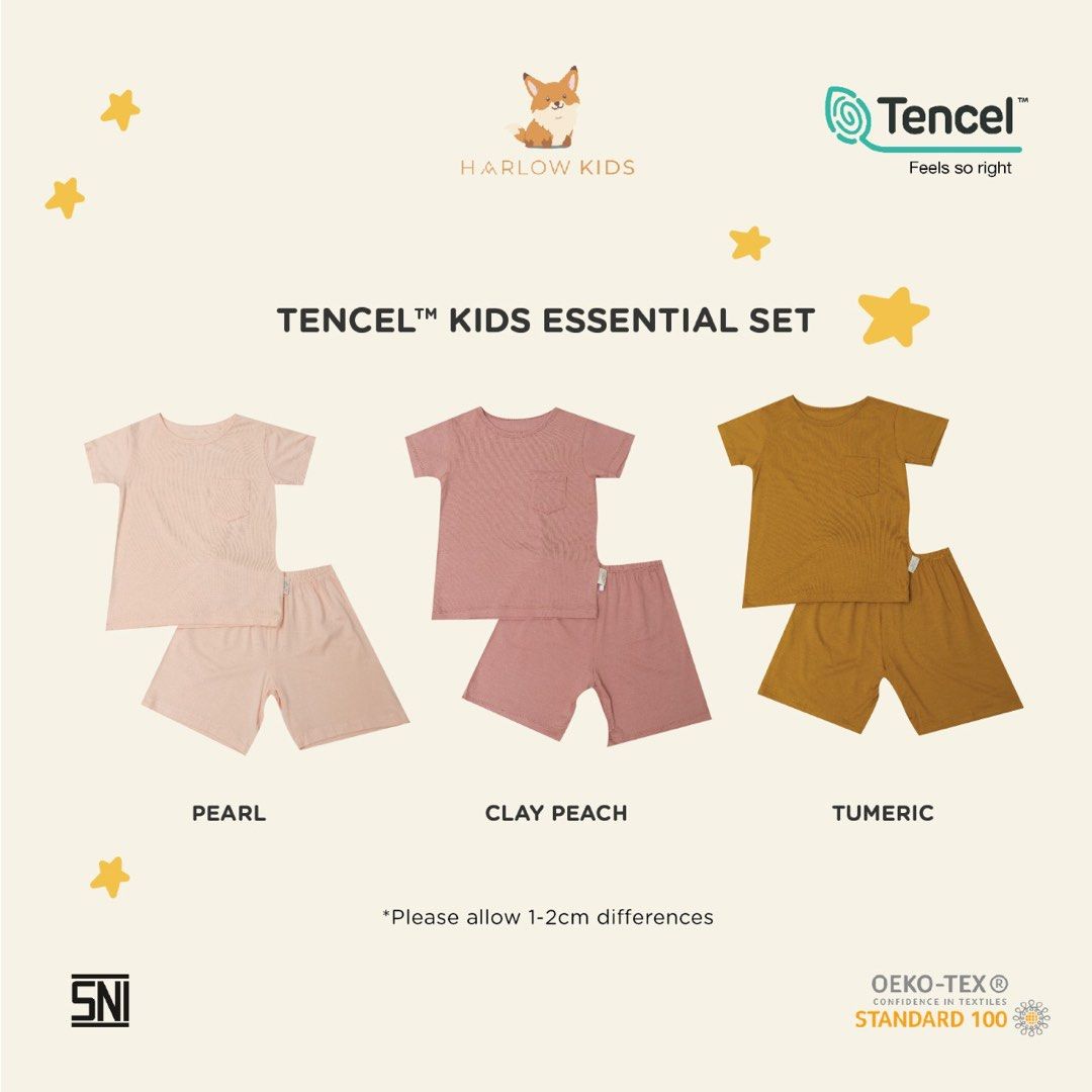 ✨Kids Tencel Comfy Wear (Category: Babies & Kids Fashion) located in Singapore. Submitted by theeventors.sg (Listing ID 1212021498, Image 1). Description: ✨Full set of comfy wear - T-shirt + Shorts ✨100% tencel ✨Self collect or top up for postage ✨Refer to sizing chart and colours (Additional colours available) ✨ Sizes available: 2 years - 4 years ✨ View other listings to purchase a full family set for your whole family ✨ PM for more details.