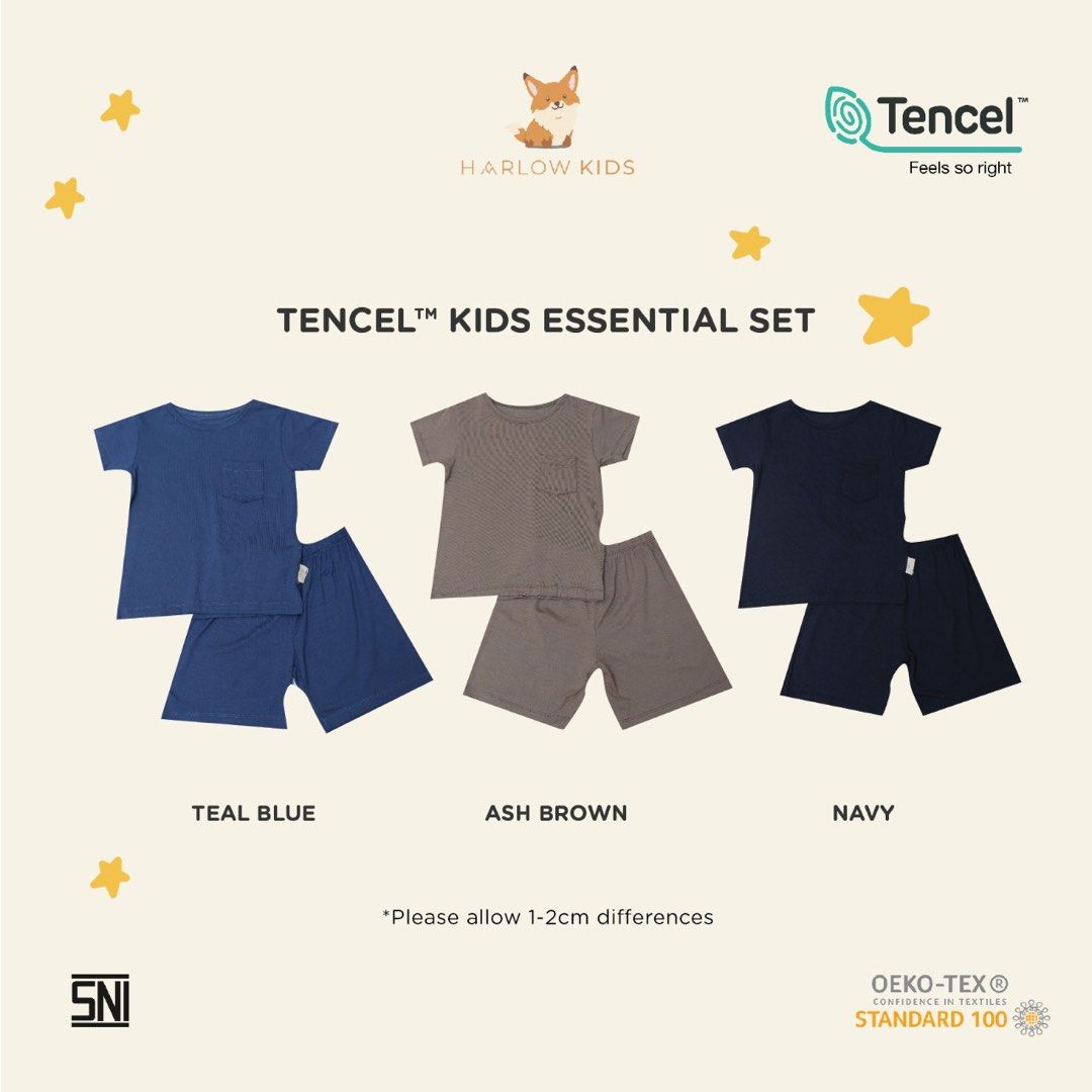 ✨Kids Tencel Comfy Wear (Category: Babies & Kids Fashion) located in Singapore. Submitted by theeventors.sg (Listing ID 1212021498, Image 2). Description: ✨Full set of comfy wear - T-shirt + Shorts ✨100% tencel ✨Self collect or top up for postage ✨Refer to sizing chart and colours (Additional colours available) ✨ Sizes available: 2 years - 4 years ✨ View other listings to purchase a full family set for your whole family ✨ PM for more details.