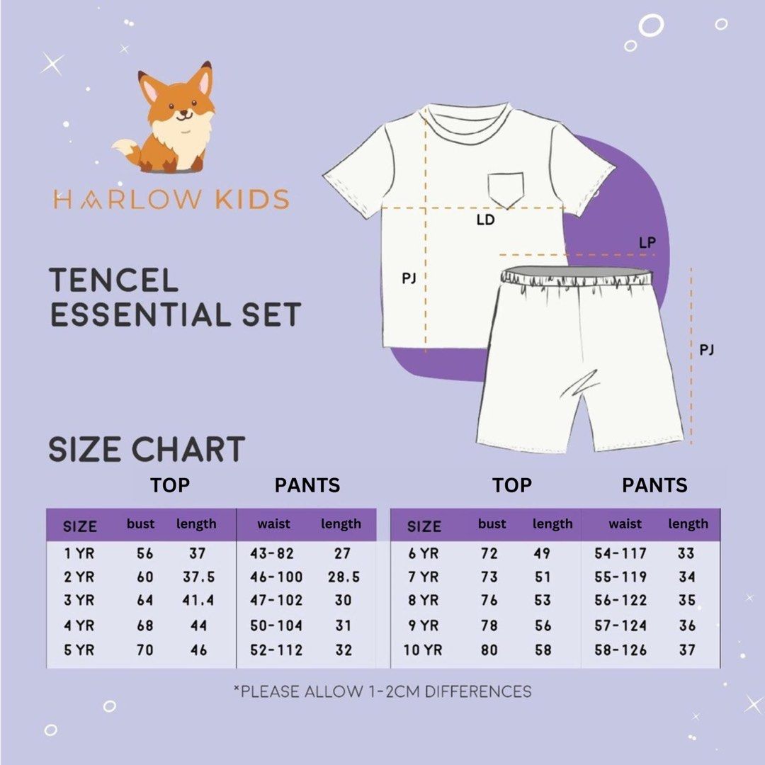 ✨Kids Tencel Comfy Wear (Category: Babies & Kids Fashion) located in Singapore. Submitted by theeventors.sg (Listing ID 1212021498, Image 3). Description: ✨Full set of comfy wear - T-shirt + Shorts ✨100% tencel ✨Self collect or top up for postage ✨Refer to sizing chart and colours (Additional colours available) ✨ Sizes available: 2 years - 4 years ✨ View other listings to purchase a full family set for your whole family ✨ PM for more details.