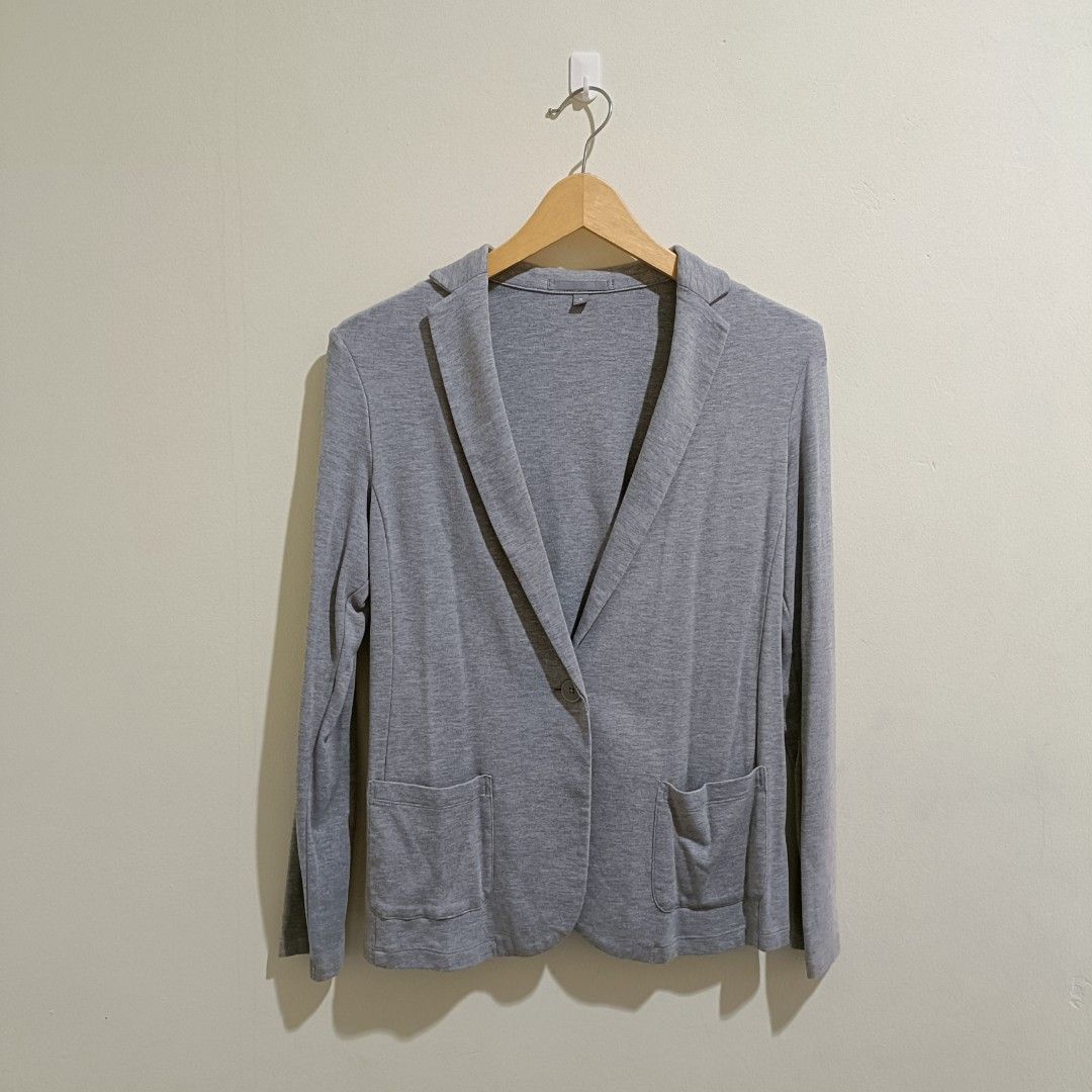 Uniqlo knit 2025 blazer