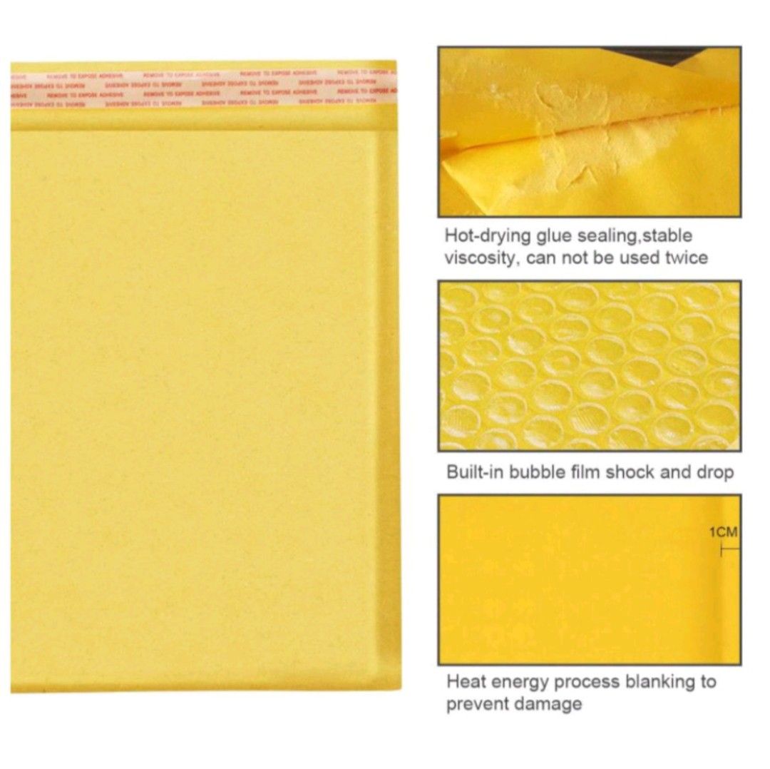 Kraft Bubble Wrap Envelope, Hobbies & Toys, Stationary & Craft, Other