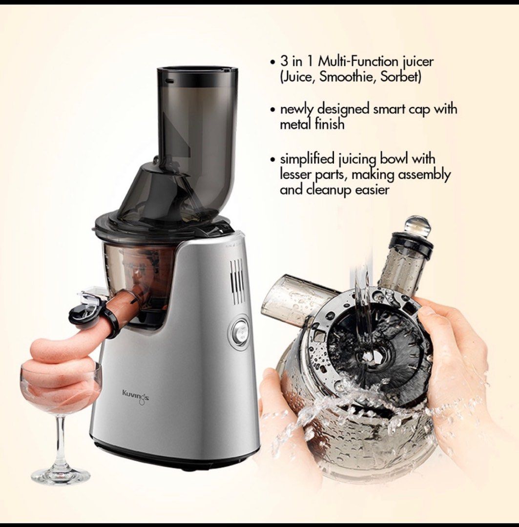 Kuvings C7000 Whole Slow Juicer with Dual Feeding Chute for Cold Press