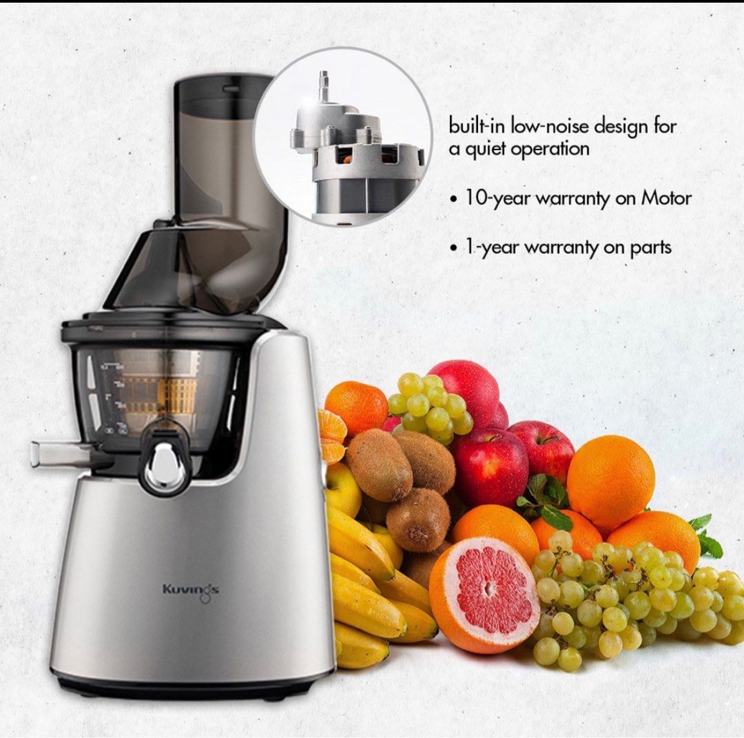 Kuvings C7000 Whole Slow Juicer with Dual Feeding Chute for Cold Press