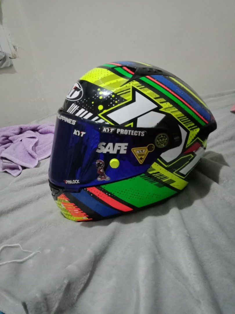 KYT ENERGY GREEN HELMET, Motorbikes, Motorbike Parts & Accessories