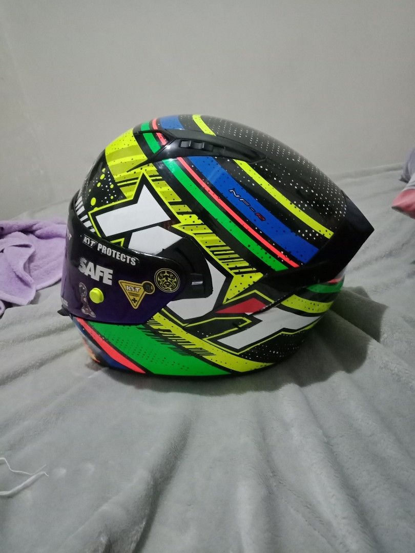 KYT ENERGY GREEN HELMET, Motorbikes, Motorbike Parts & Accessories