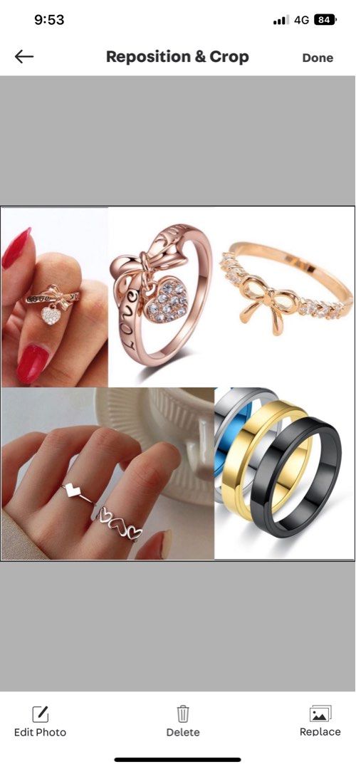 Dainty bow ring shop