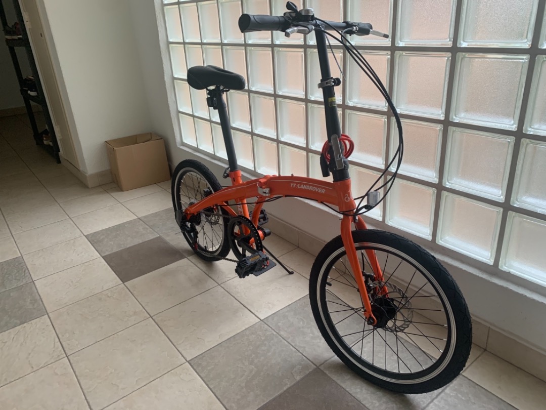 land rover foldable bicycle