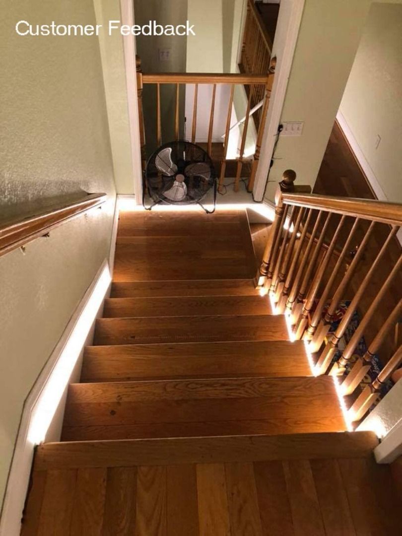LED Lights Strips 8.2ft DIY Flexible Motion Activated Under Cabinet Lighting Full Kit DC12V 15W SMD3528 Sensor Switch Controlled 300lm for Kitchen