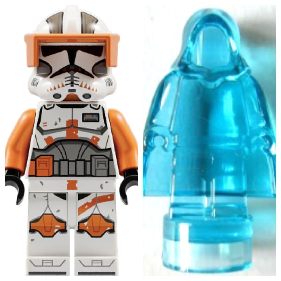 LEGO Star Wars Commander Cody Phase 2 with Palpatine Hologram
