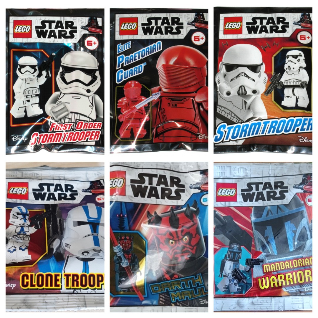Lego star wars foil pack sales