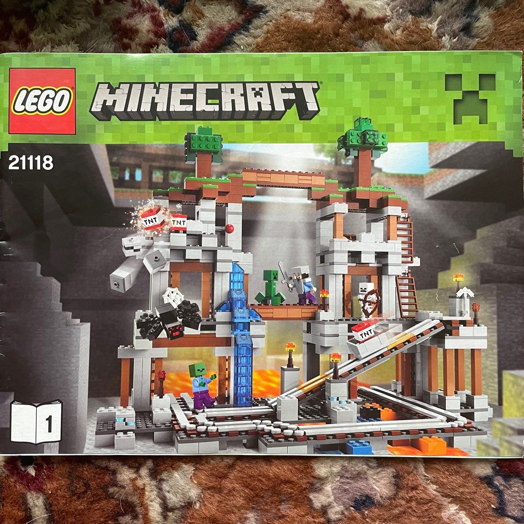 Lego Minecraft Set 21118 The Mine Discontinued Hobbies Toys