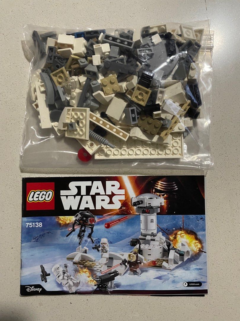 Lego Star Wars 75138 Hoth attack, Hobbies & Toys, Toys & Games on Carousell