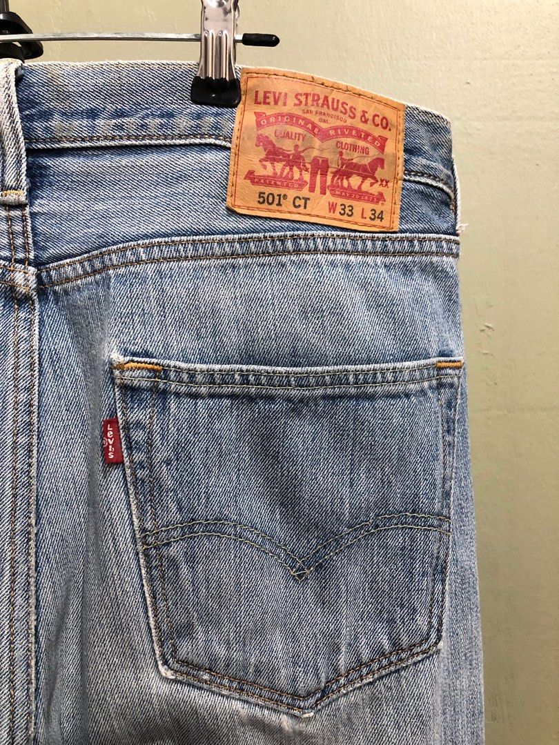 Levis 501 CT, Men's Fashion, Bottoms, Jeans on Carousell