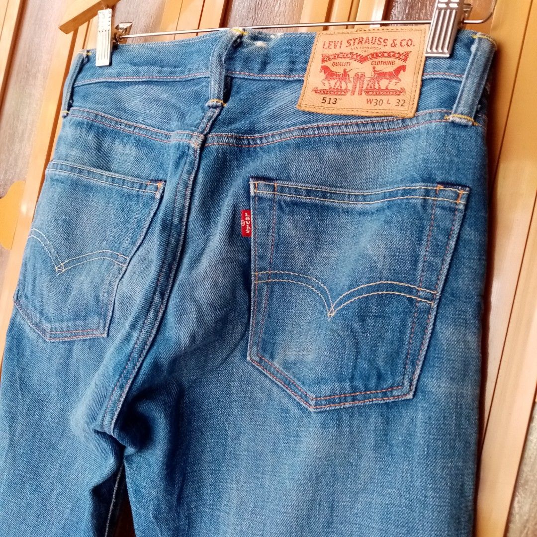 LEVIS 513 DENIM JEANS, Men's Fashion, Bottoms, Jeans on Carousell