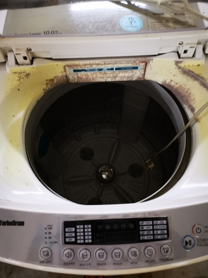 LG 10kg turbo drum topload washing machine, TV & Home Appliances