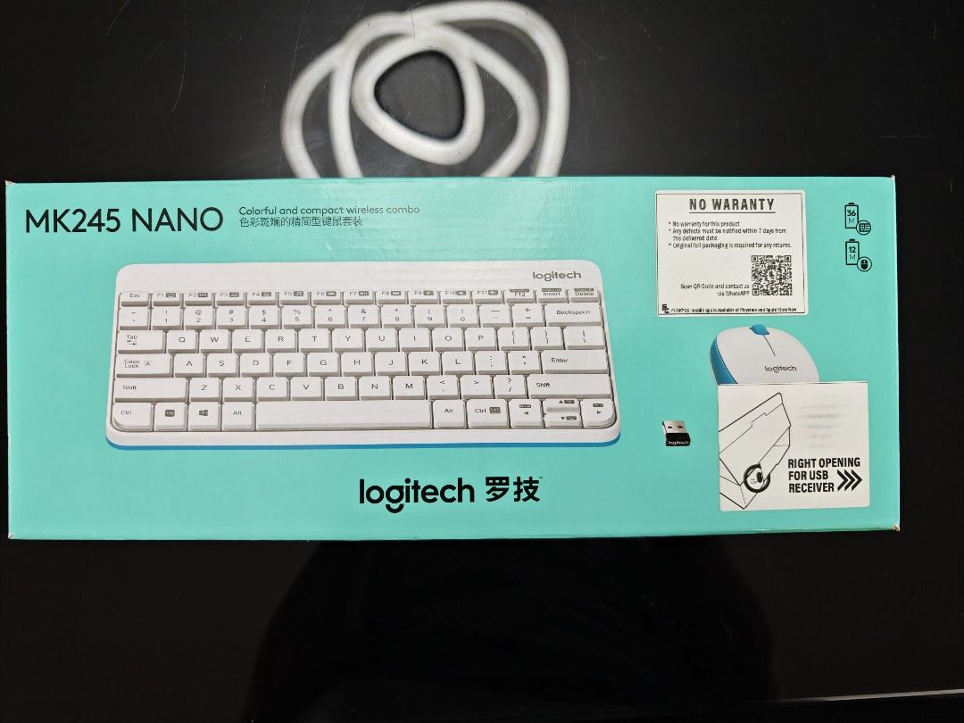 Logitech MK245 Nano White, Computers & Tech, Parts & Accessories ...