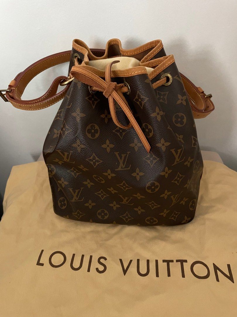Louis Vuitton Paris LV Noe Epi Orange Leather Women’s Drawstring Bucket Bag