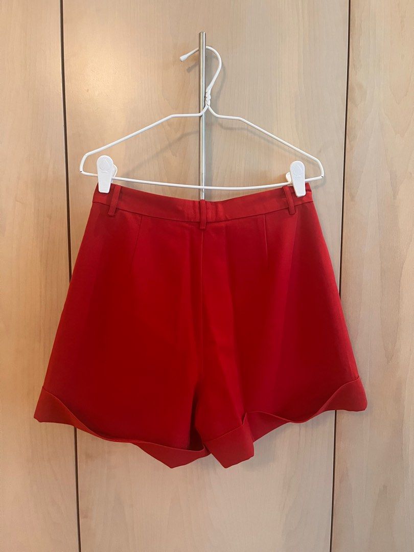 Love Bonito M red tailored shorts Women s Fashion Bottoms