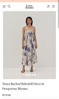 Lovebonito Tanya Ruched Babydoll Dress