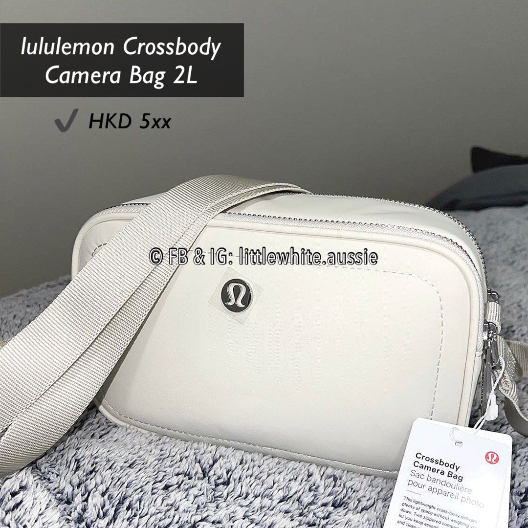 Lululemon Crossbody Camera Bag 2L White Opal