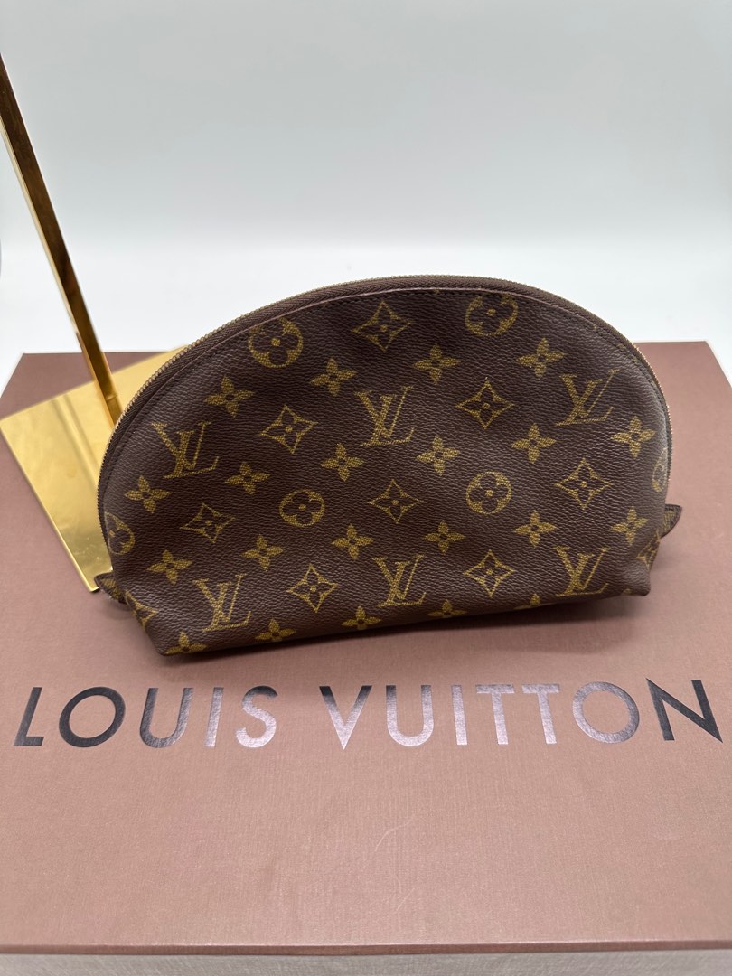 lv monogram trousse demi ronde, Luxury, Bags & Wallets on Carousell