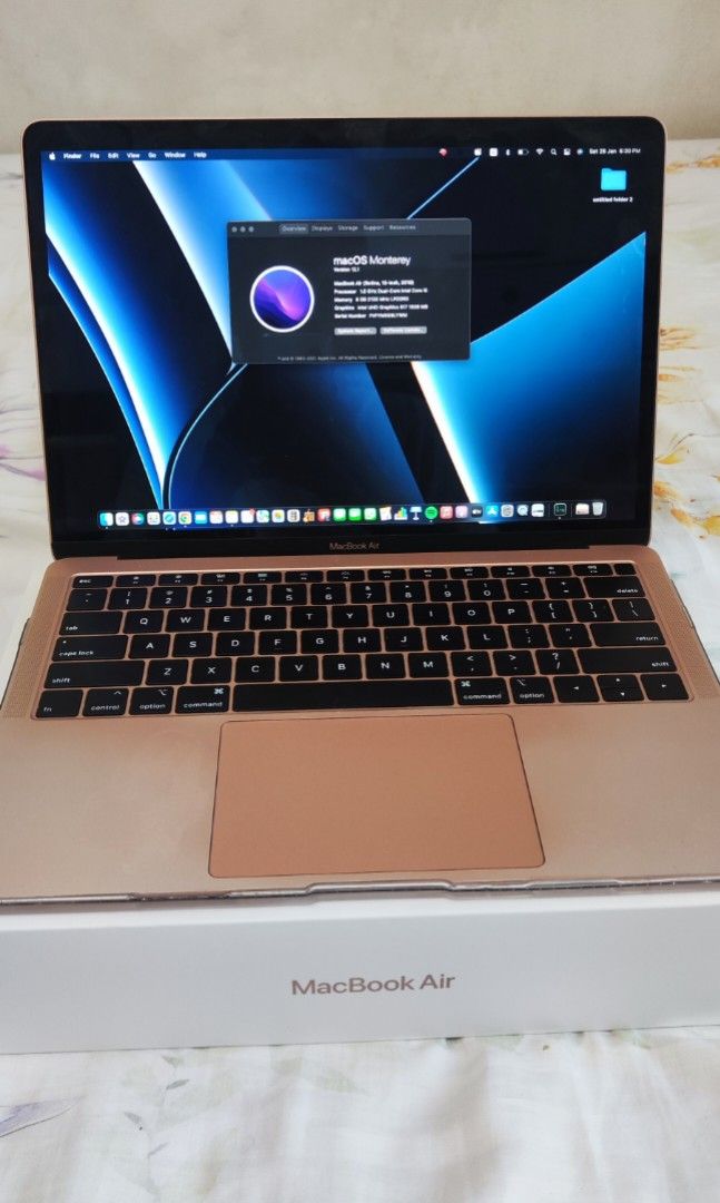 Macbook Air 2019 Rose Gold Laptop, Computers & Tech, Laptops