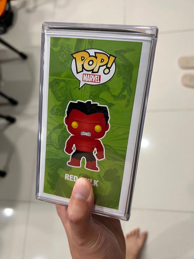Metallic Red Hulk Funko POP Hobbies Toys Toys Games on Carousell