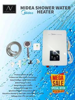MIDEA Instant Electric Water Shower Heater HL35K