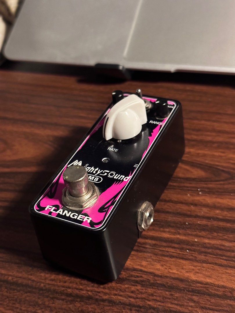 Mightysound M8 Flanger Guitar Pedal (Category: Soundbars, Speakers & Amplifiers) located in Bacoor. Submitted by forkandknife (Listing ID 1212036213, Image 2). Description: Mightysound M8 Flanger Guitar Pedal up for sale! This was a preloved item I bought from Lazada years ago and it’s been kept on my drawer until now. The pedal is still working good, sound wise still producing nice flangy effect from the pedal, cosmetic wise is a bit dusty and f