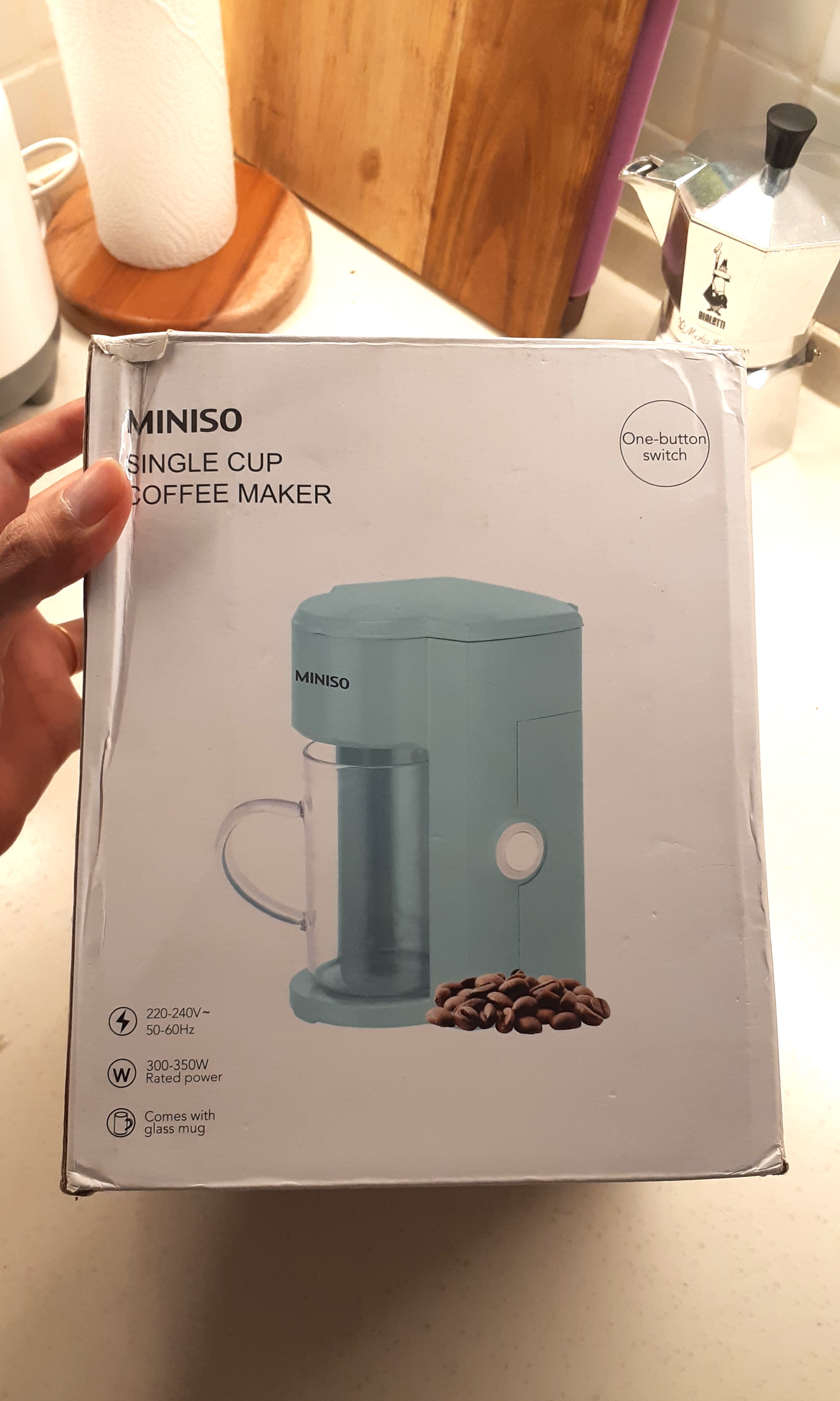 Miniso Electric Single Cup Coffee Maker, Kitchen & Appliances di Carousell