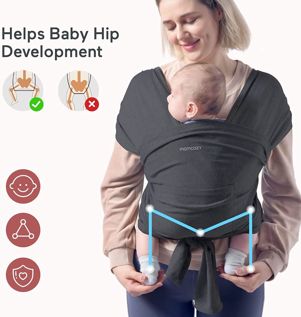 Momcozy Baby Sling Wrap (Newborns up to 50 lbs), Babies & Kids, Going