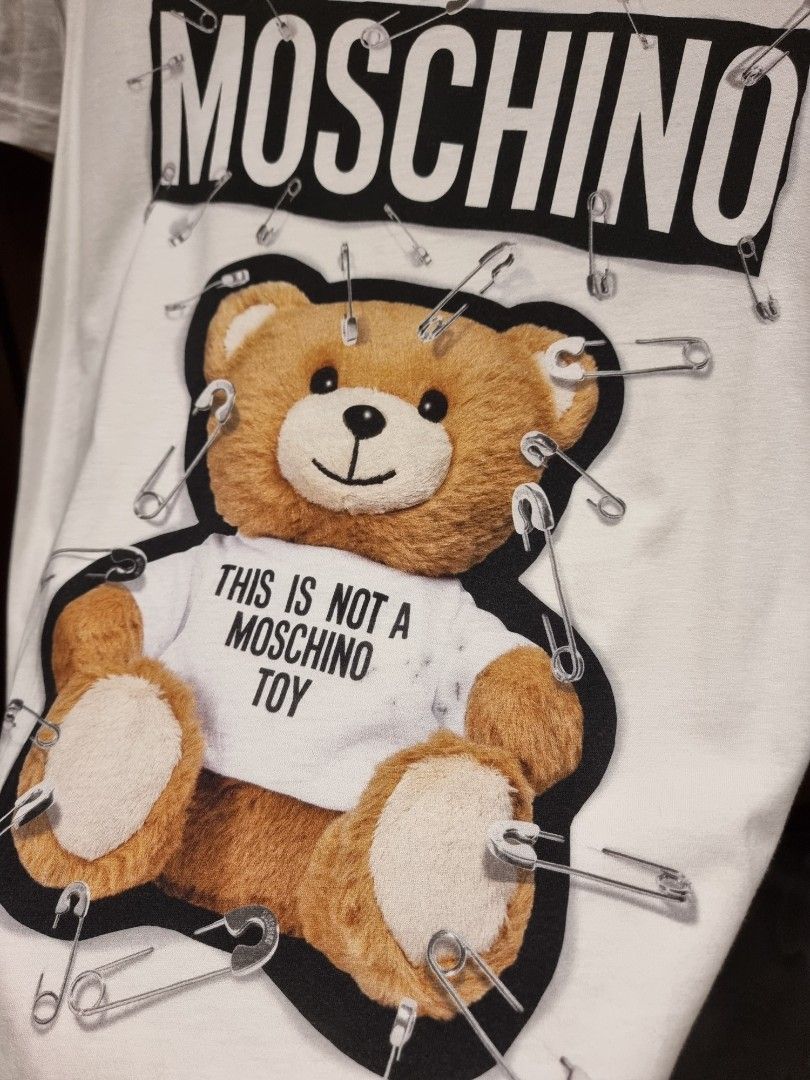 Moschino safety pin hoodie clearance