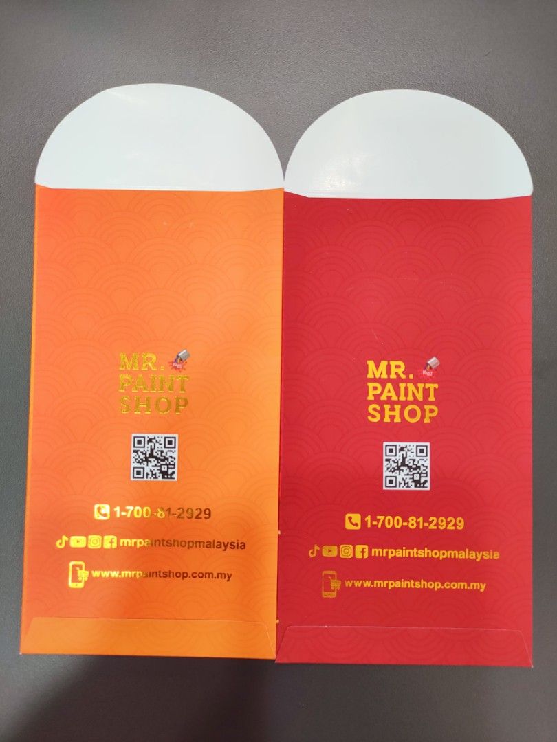 Mr Paint Shop angpow packets, Hobbies & Toys, Stationery & Craft