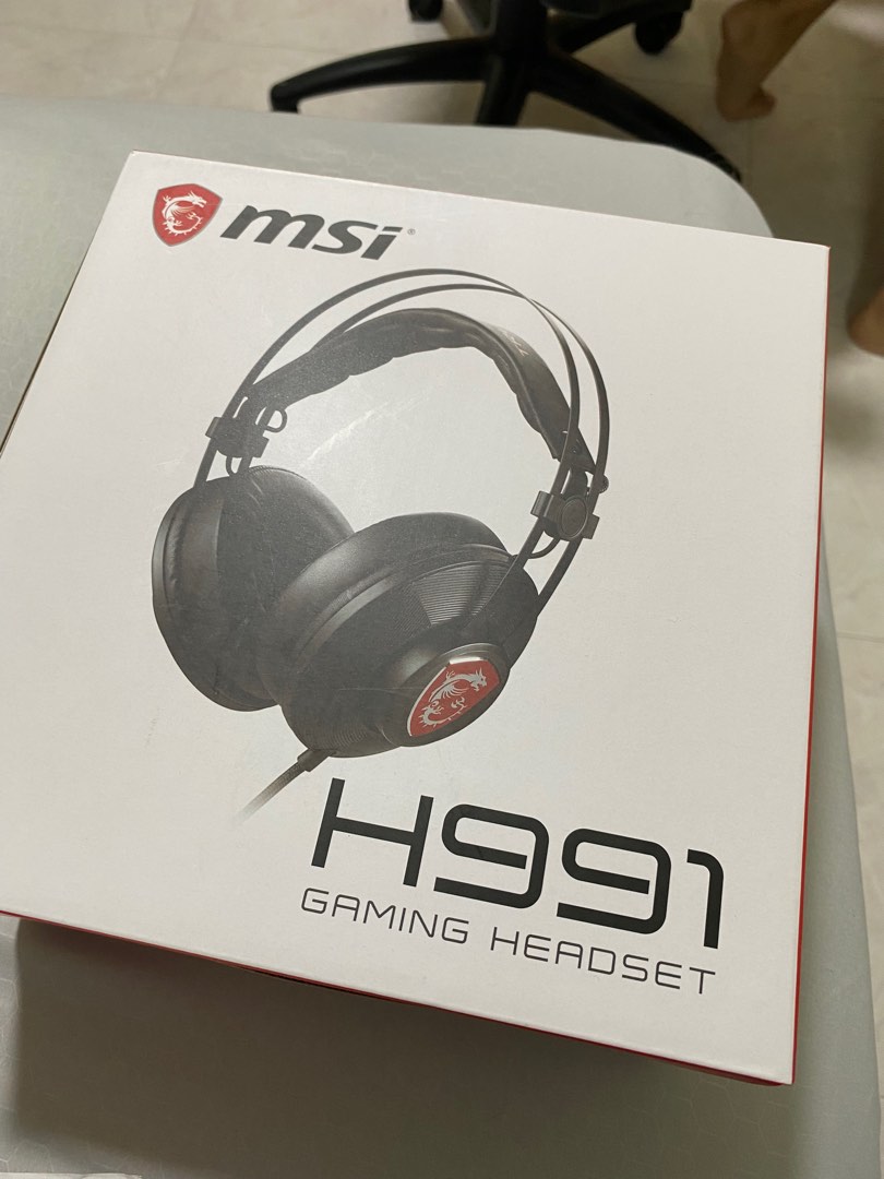 MSI H991 gaming headset, Audio, Headphones & Headsets on Carousell