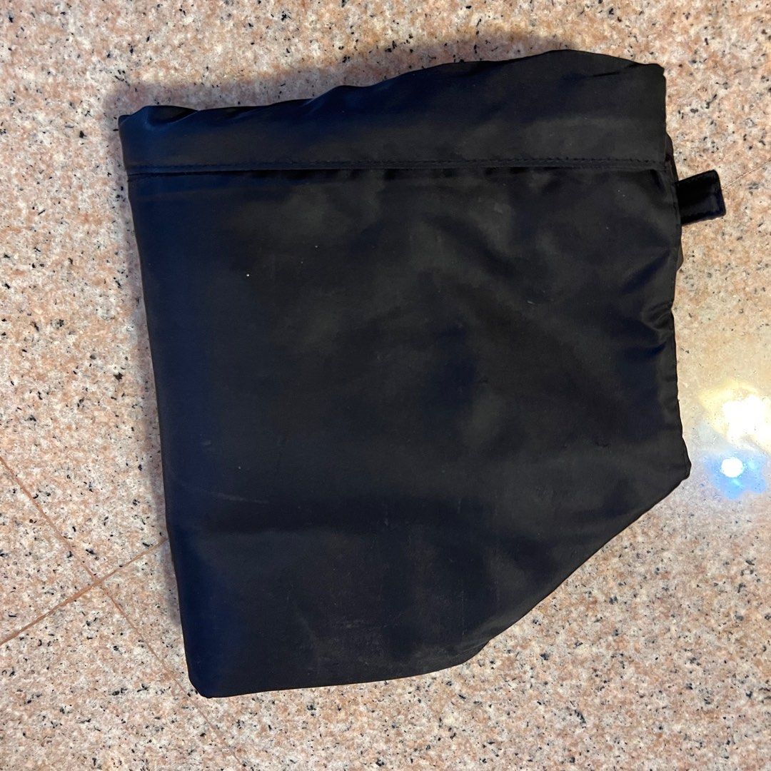 MUJI Black Travel Cabin Foldable Shoulder Bag, Women's Fashion, Bags