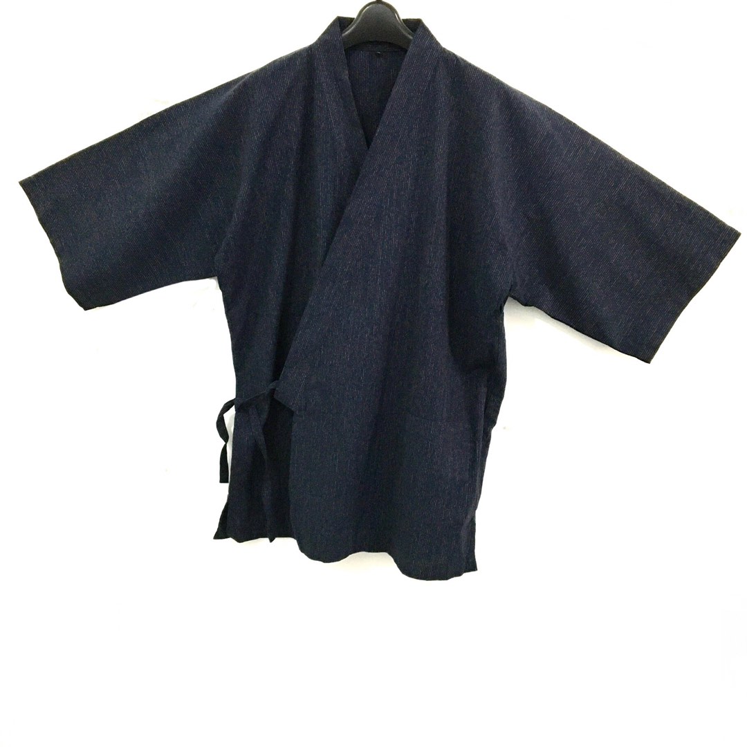 MUJI Men AWA SHIJIRA Fabric JINBEI Japanese traditional Multi Purpose  Summer