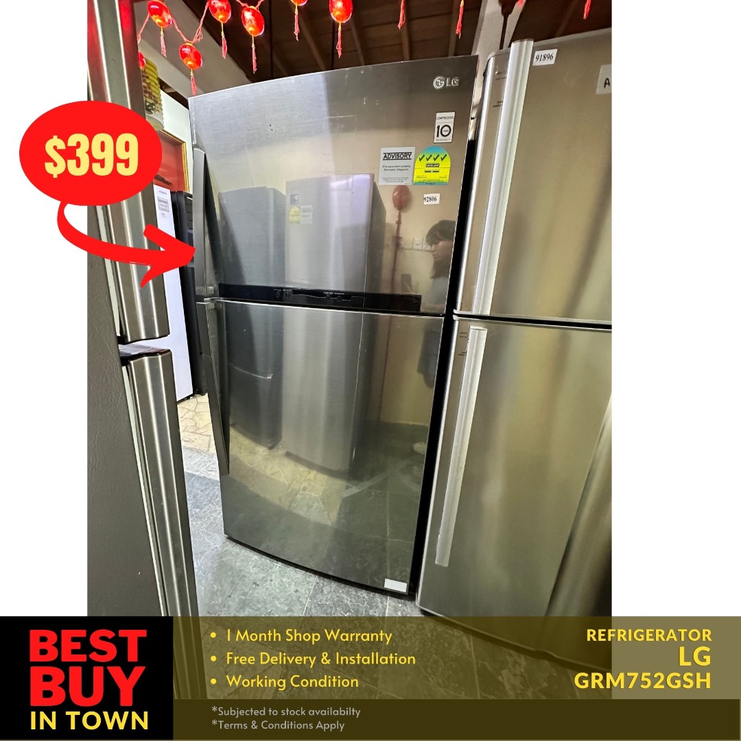 MUST BUY! LG 570L Refrigerator GRM752GSH (92806), TV & Home Appliances