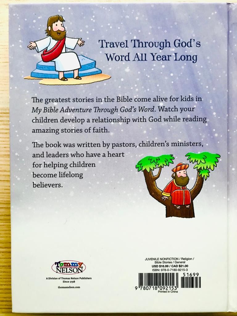 My Bible Adventure Through God's Word: 52 Bible Stories for ...