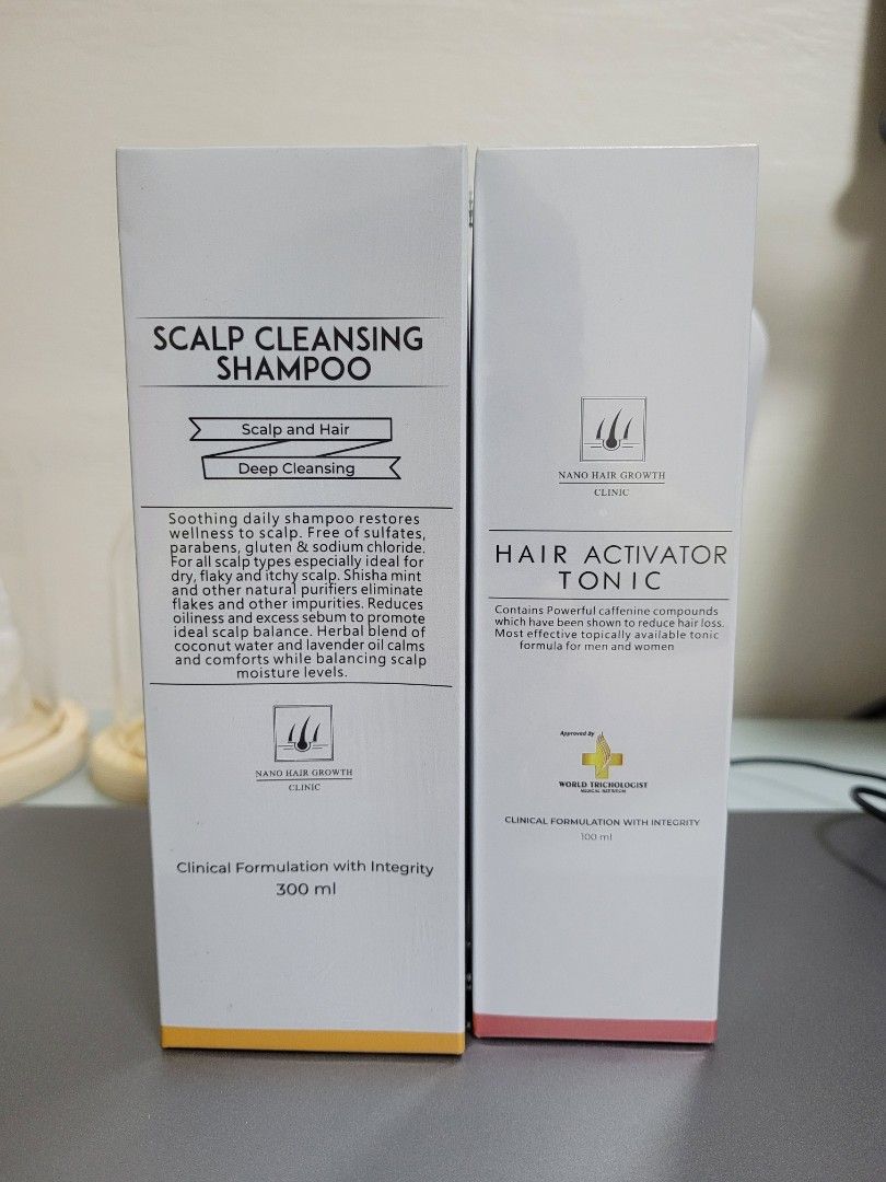 Nano Hair Growth Clinic Shampoo and Tonic, Beauty & Personal Care, Hair