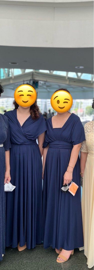 Blue infinity dress cheap