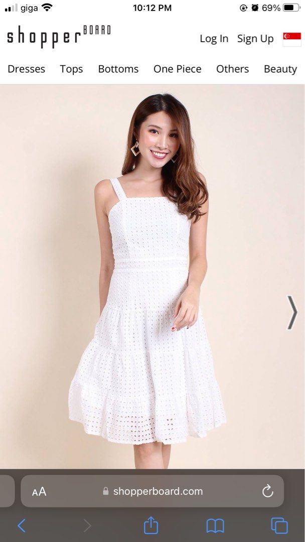 Neonmello Hope Eyelet A Line Dress Women s Fashion Dresses