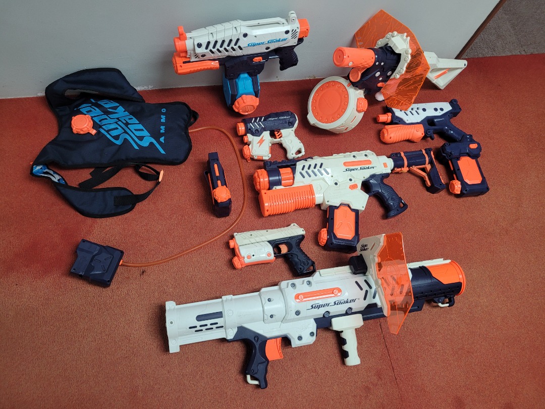 Nerf super soaker sale backpack