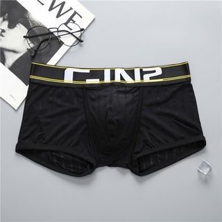 NEW! C-IN2 "ice silk+mesh" type men's underwear - black boxer / trunk (fit L)
