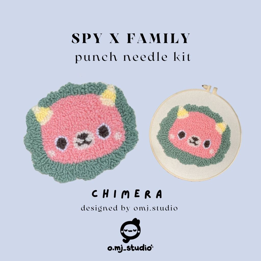 New Hobby Valentine's Vday Gift Punch Needle Kit DIY Coaster