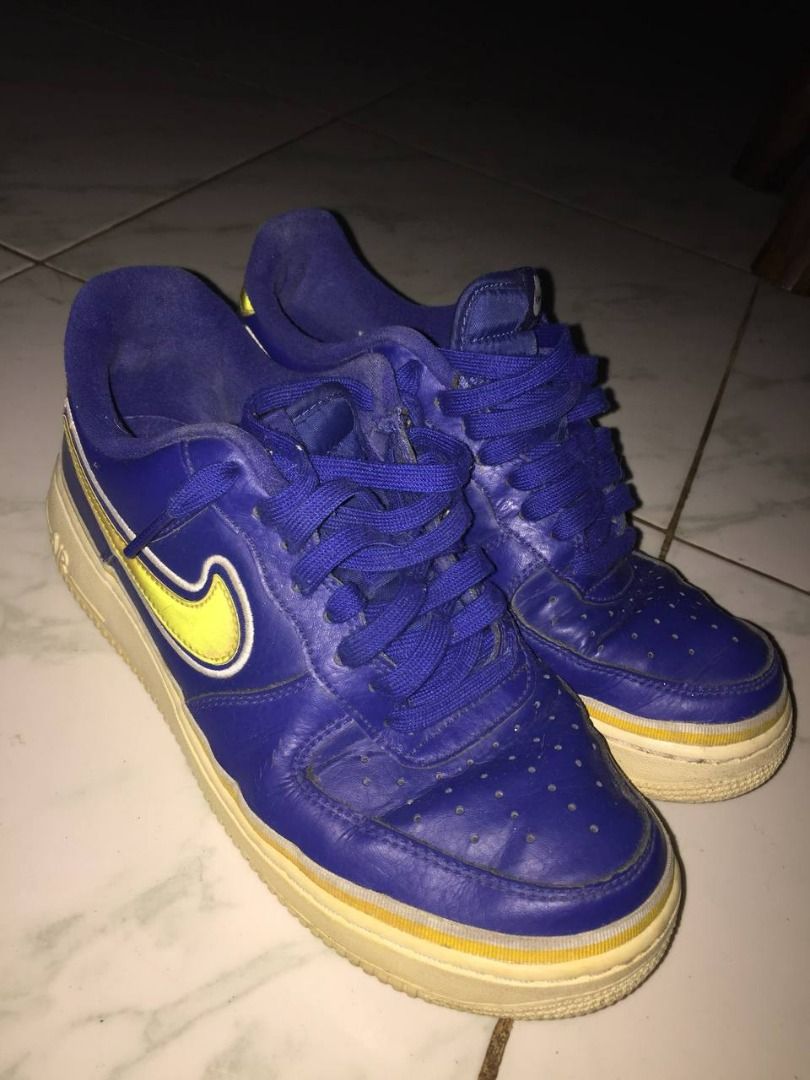 Nike Air Force 1 Low Sport NBA Deep Royal University Gold
