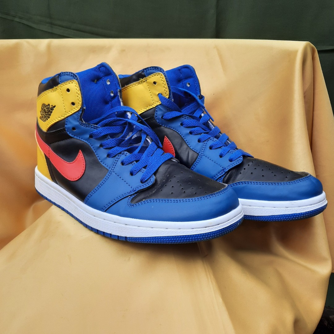 air jordan retro 1 blue orange