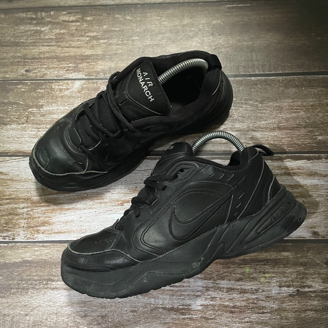 Nike Air Monarch Triple Black Men s Fashion Footwear Sneakers