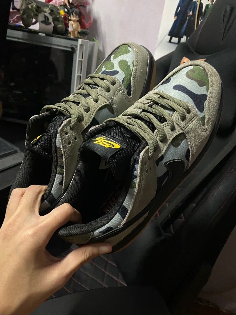 Sb dunk low camo store